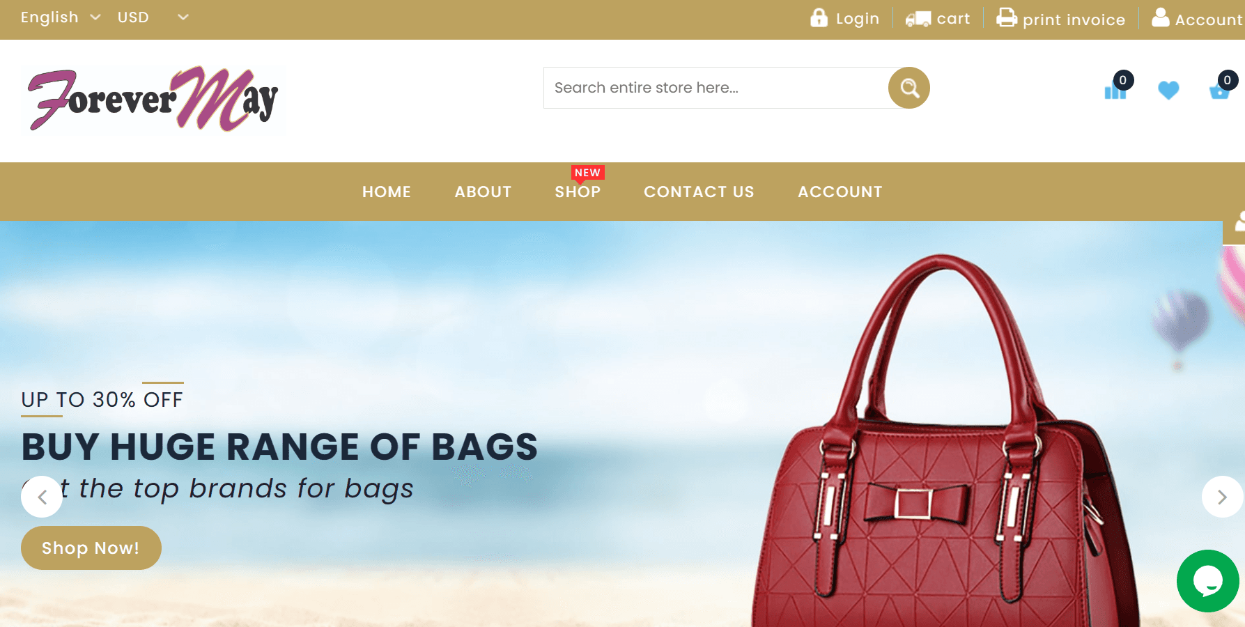 Screenshot of ForeverMay